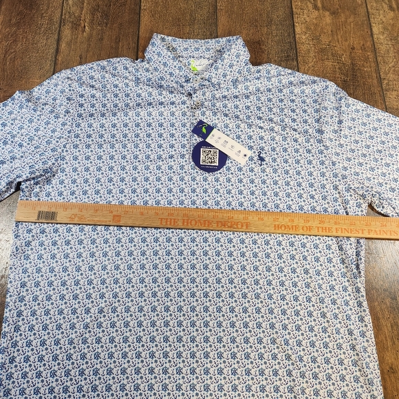 Tailorbyrd Performance Golf Polo Shirt Nautical Colorful Men's XL Wicking SPF 30 - Picture 8 of 10